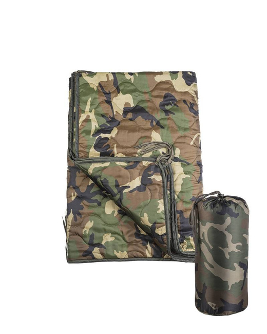 PONCHO LINER "MULTIFUNCTION" 210 x 150 CM MilTec® WOODLAND