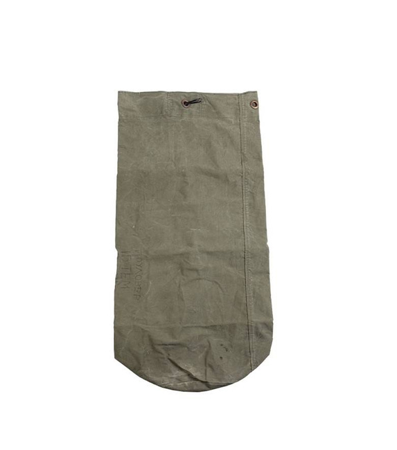 US TYPE LARGE COTTON DUFFLE BAG GREEK MILITARY SURPLUS USED