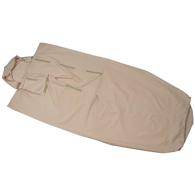 Sleeping bag liner, khaki color British Army Military Surplus Used