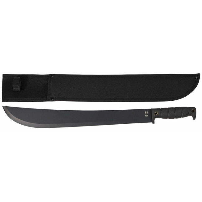 MACHETE, KNIFE WITH NYLON SHEATH "KONGO" MFH® BLACK Military