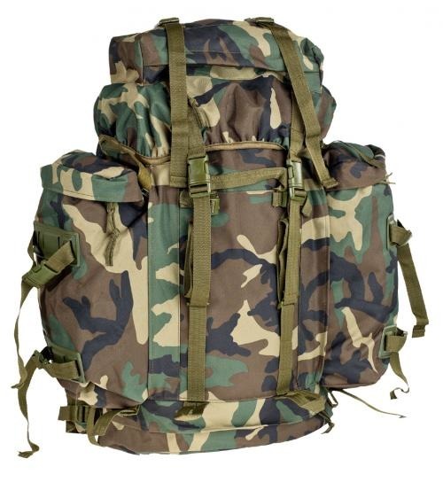 Bw Combat Backpack Rucksack Militaire Wandelen Bushcraft Camping Army Woodland C 