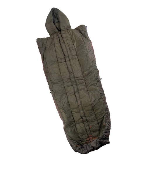 MUMMY SLEEPING BAG GREEK MILITARY SURPLUS OD GREEN USED