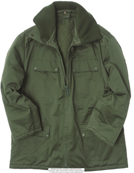 Parka green army hotsell