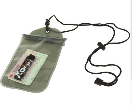 waterproof neck wallet