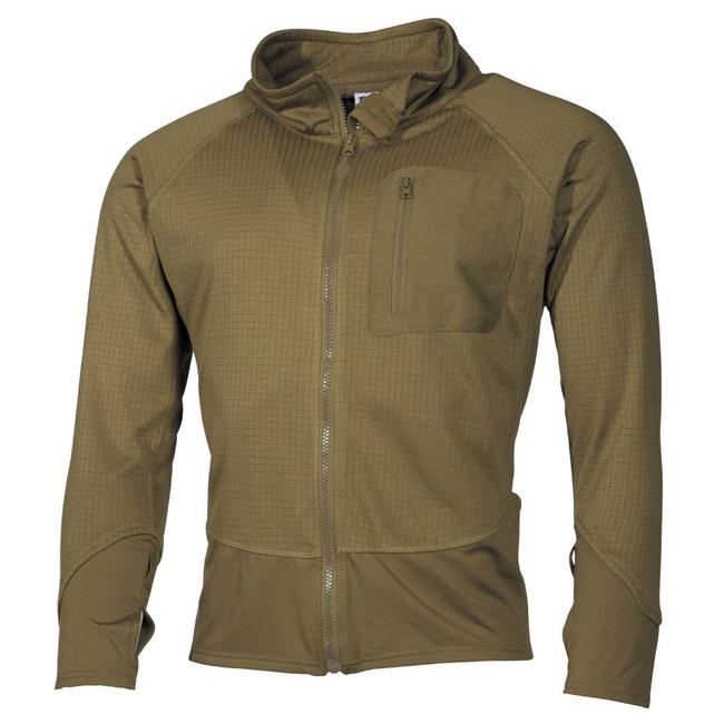 MFH US tactical undershirt with long sleeves coyote tarn Coyote
