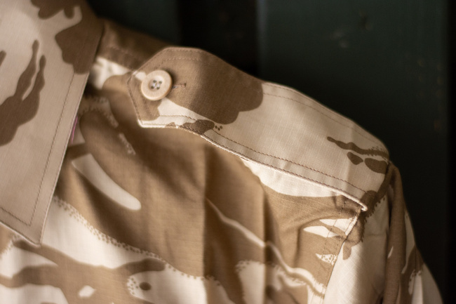 RIPSTOP SHIRT DESERT MOSAIC AUTHENTIC MILITARY SURPLUS ROMANIAN