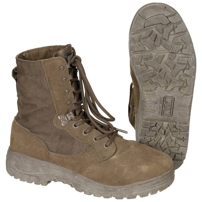 COMBAT BOOTS "MAGNUM" BROWN USED Military Surplus \ Used Clothing