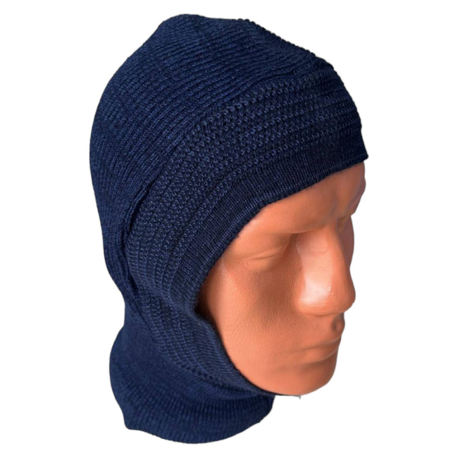 COLD WEATHER BALACLAVA MILITARY SURPLUS ROMANIAN ARMY NAVY BLUE