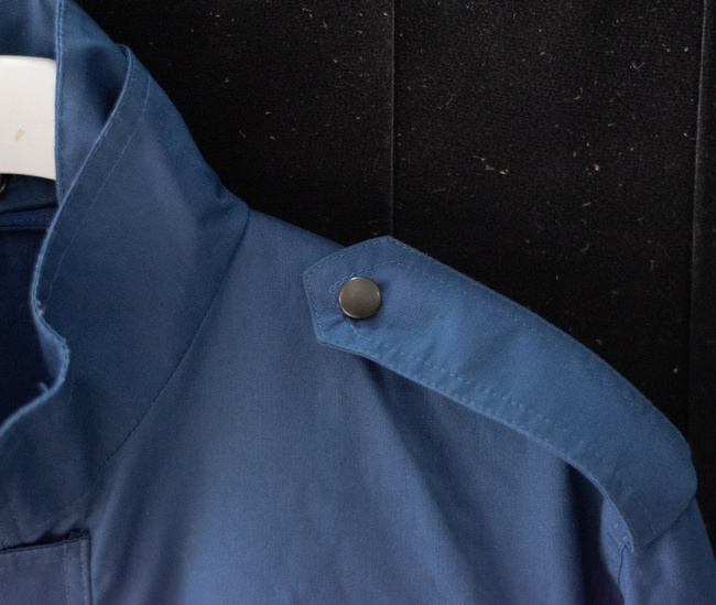 Cadet`s Jacket Romanian Army Military Surplus Blue Like new