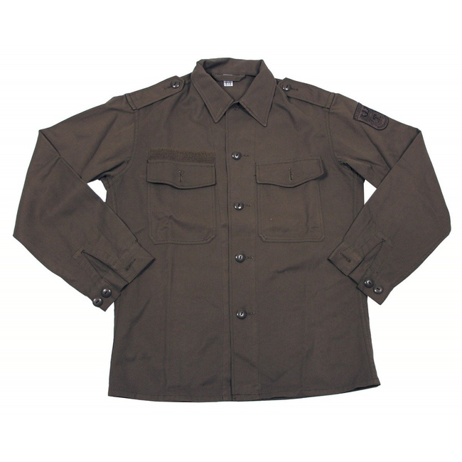 AUSTRIAN BH SHIRT OD GREEN MILITARY SURPLUS USED OD Green \ Used
