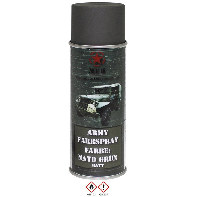 Army Spray Paint NATO GREEN mat 400 ml Nato Green Military