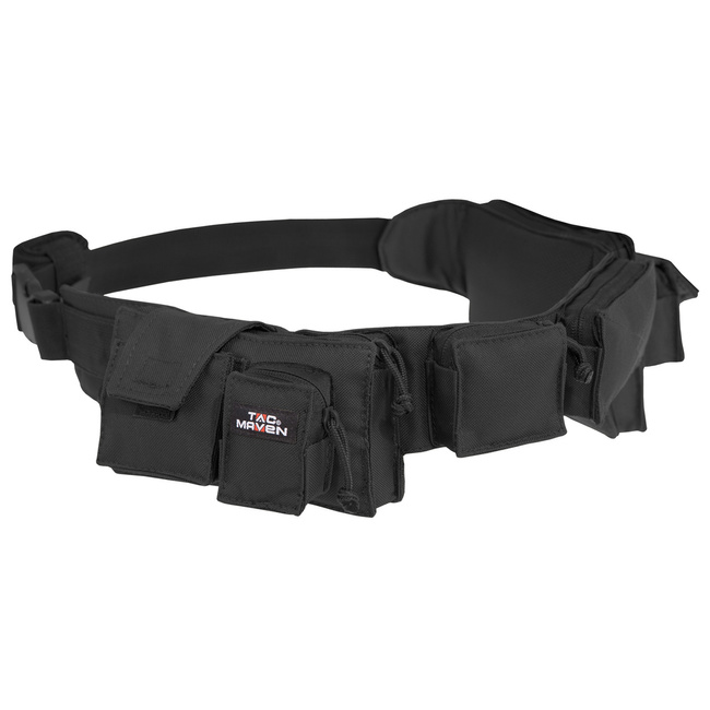 BELT WITH MULTIFUNCTIONAL POUCHES "SUPER BELT" Pentagon® BLACK Black Apparel \ Belts