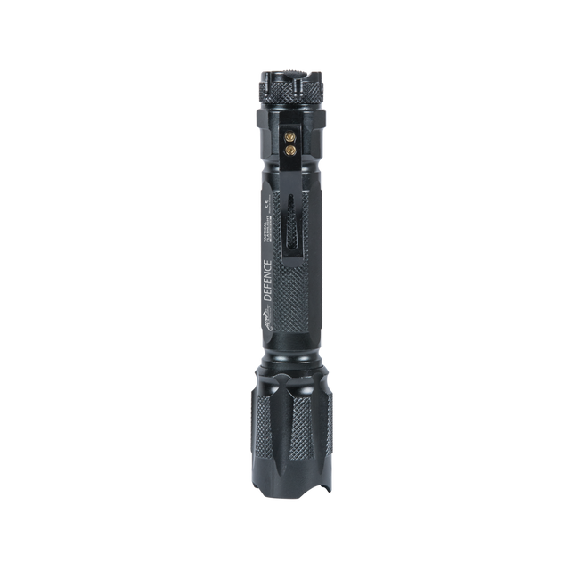 Flashlight DEFENDER black Military Tactical \ Lamps \ Flash Lights