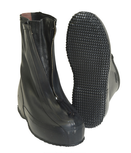 German Rubber Overshoes With Zipper 