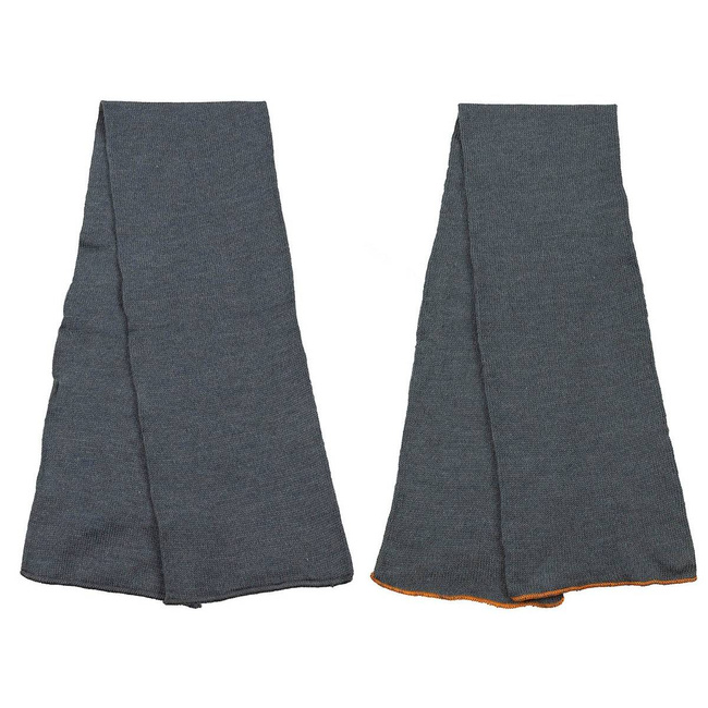 WOOL SCARF GREY MILITARY SURPLUS SWEDISH ARMY LIKE NEW Military