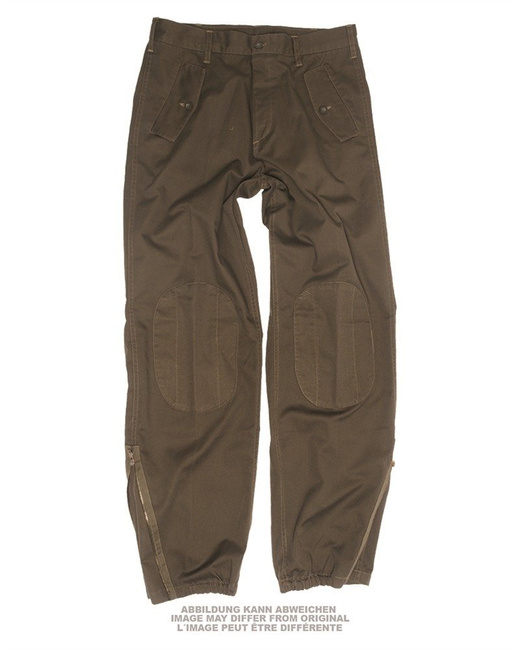 ITALIAN FIELD PANTS WITH ZIPPER OD MILITARY SURPLUS USED