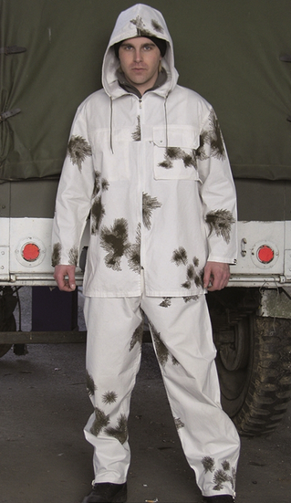 German Snow Camo 2-pc.suit Used | Military Surplus \ Used Clothing ...