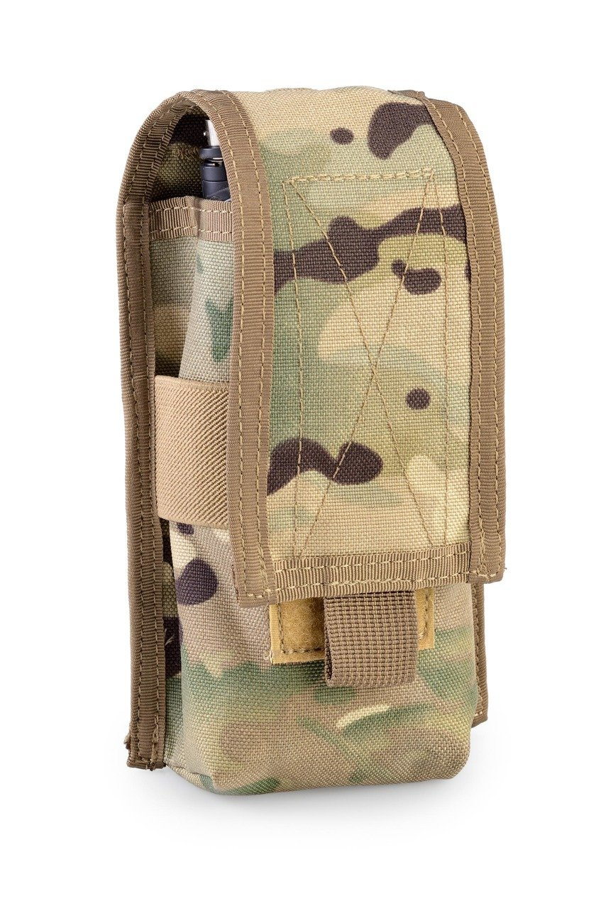 LARGE RADIO POUCH Multi Camo Multicam Military Tactical \ Bags