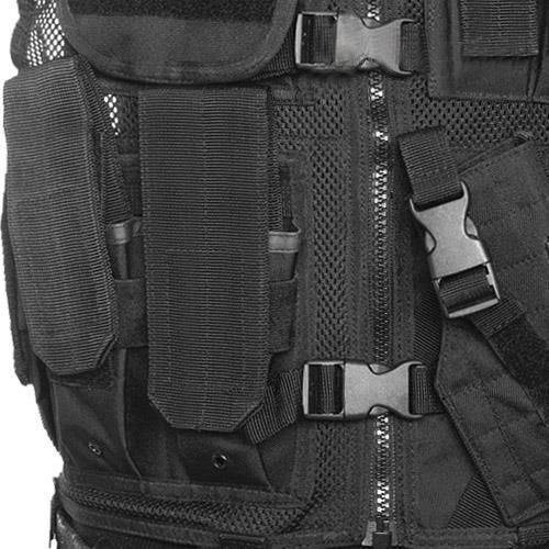 POLICE TACTICAL VEST WITH NET AND BELT BLACK Police, EMS & Fire