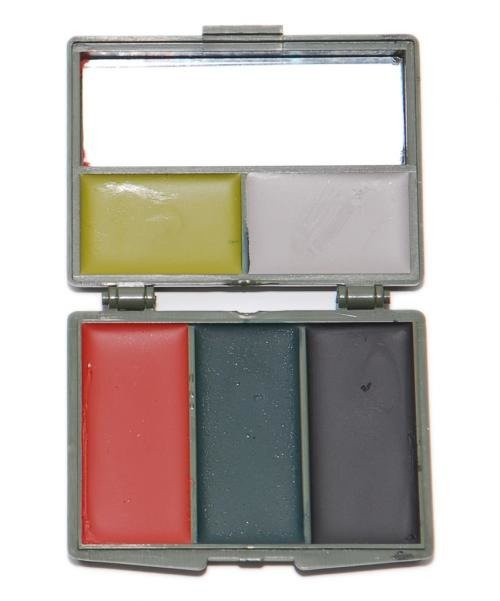 5COLOUR CAMO FACE PAINT SET W/ MIRROR Military Tactical \ Other