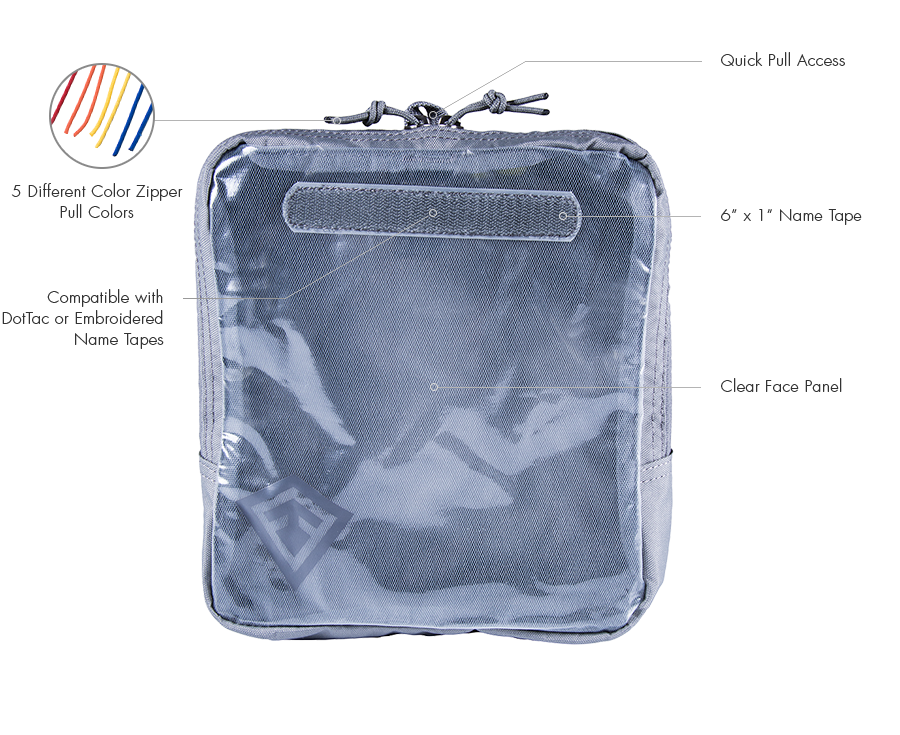 9 X 10 VELCRO POUCH Police, EMS & Fire \ Harness \ Bags Police, EMS