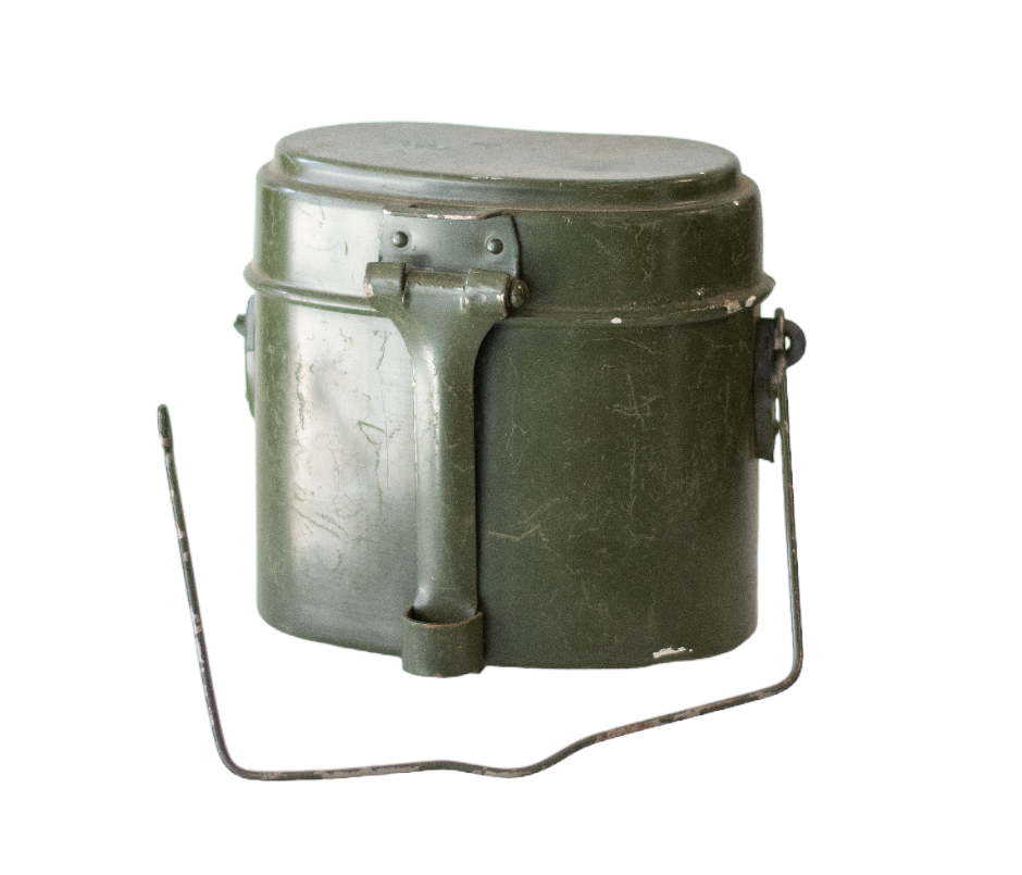 ALUMINIUM CANTEEN GENUINE MILITARY SURPLUS ROMANIAN ARMY USED Used