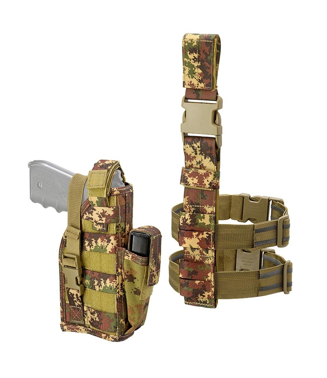 AMBIDEXTROUS LEG PISTOL HOLSTER DEFCON 5® VEGETATO ITALIANO