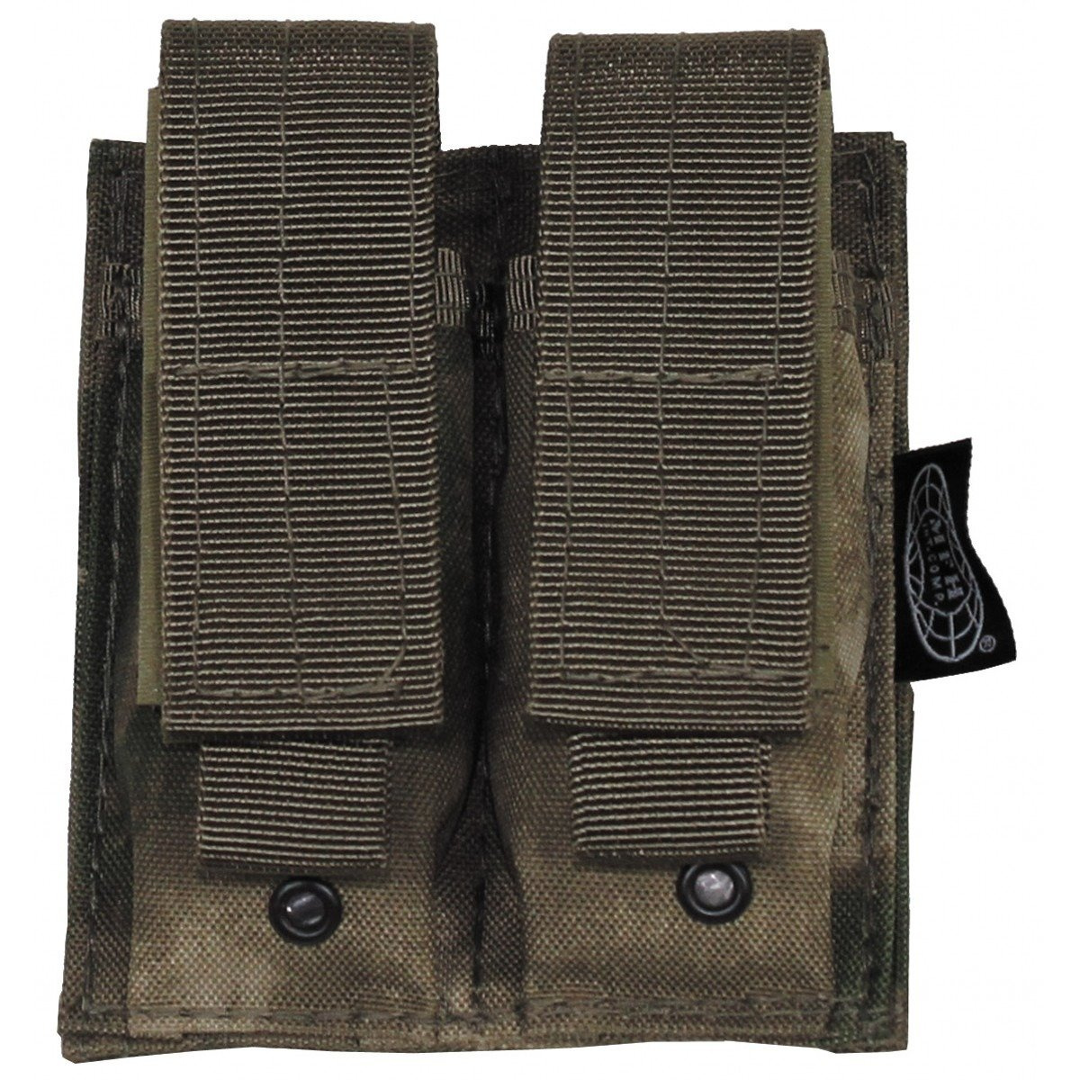 Ammo Pouch, double, "Molle", small, HDT camo green Camo Military