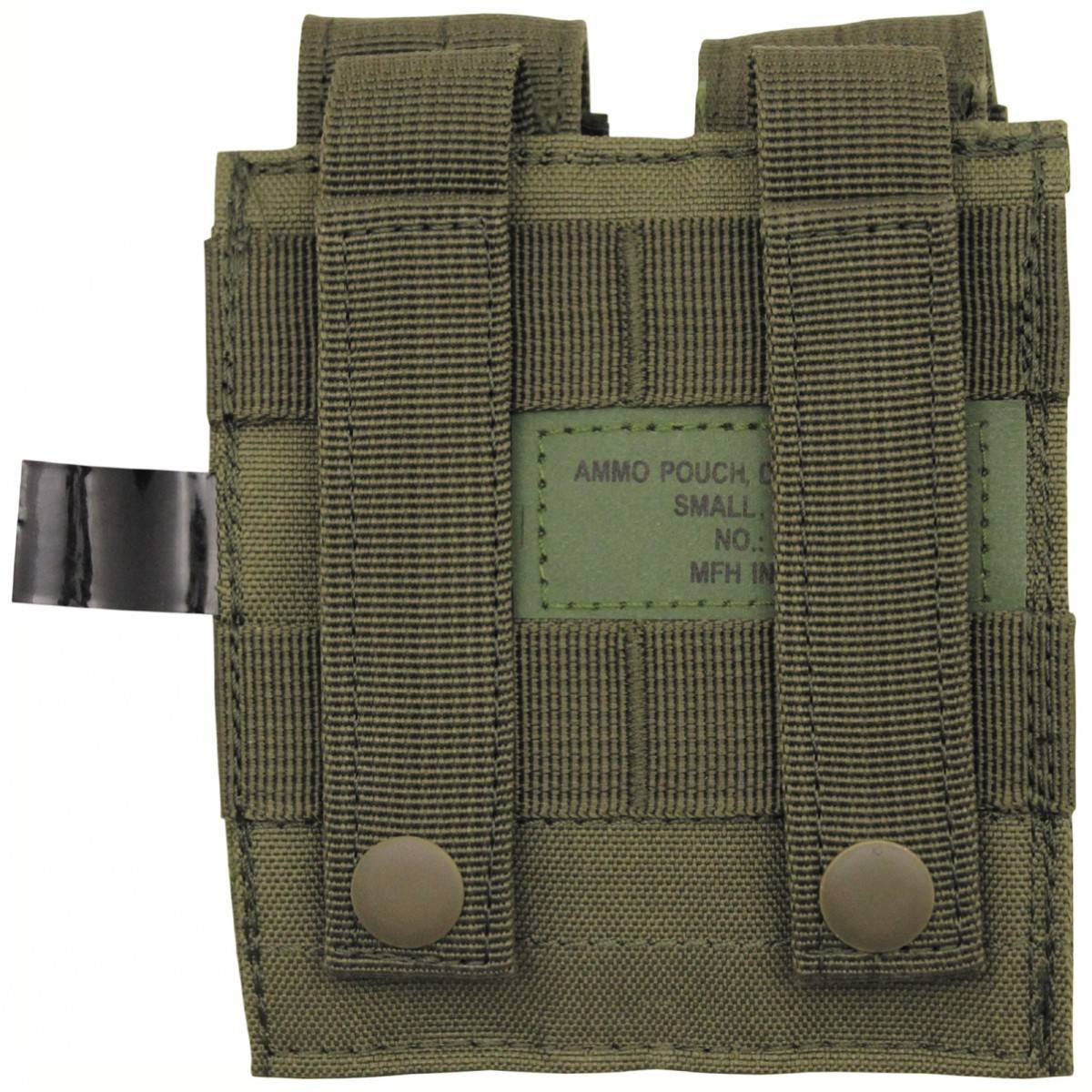 Ammo Pouch, double, "Molle", small, OD green OD Green Military Tactical \ Bags & Pouches \ Hip
