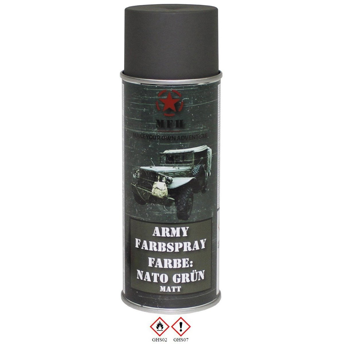 Army Spray Paint NATO GREEN mat 400 ml Nato Green Military