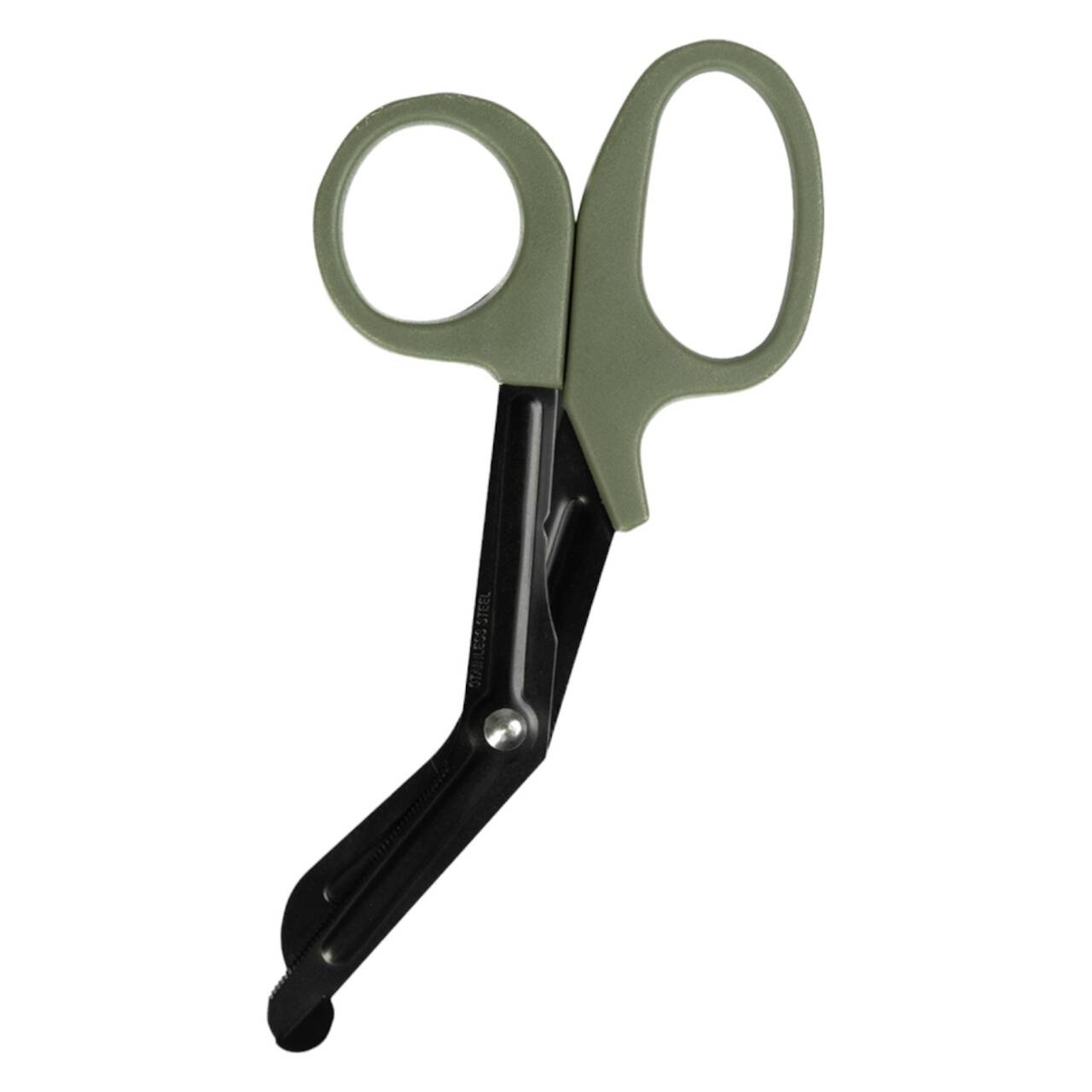 BANDAGE SCISSOR WITH HANDLE, 18,5CM OD GREEN MILTEC Military