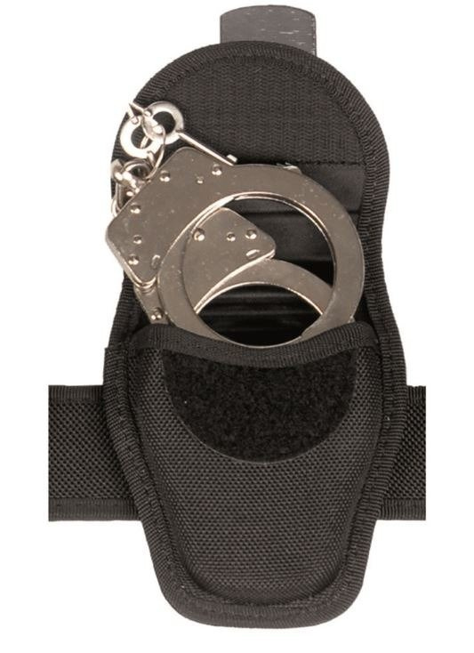 BLACK SEC.HAND CUFFS POUCH W. VELCRO Military Tactical \ Tactical