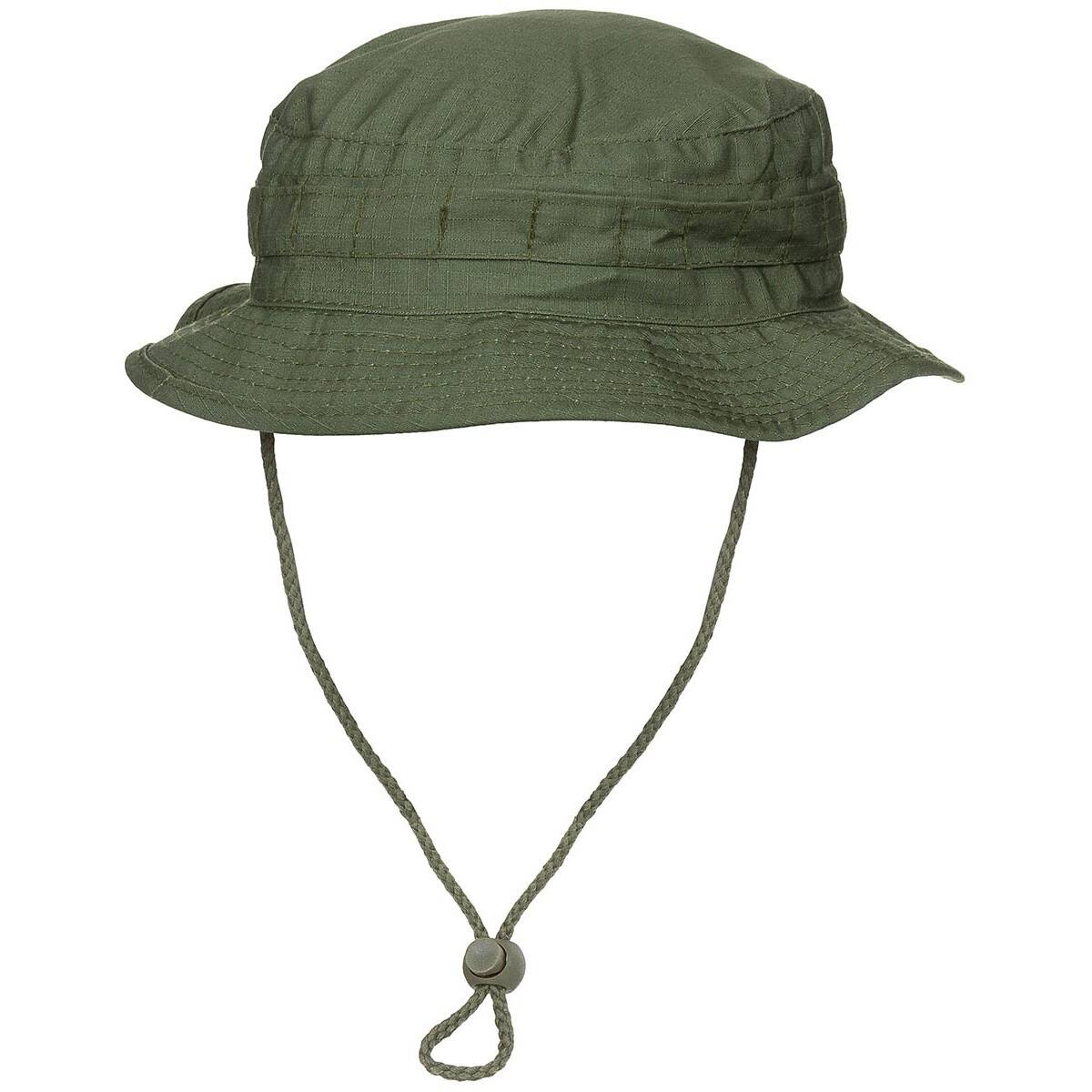 BRITISH BOONIE HAT WITH CHIN STRAP MFH® OD GREEN OD Green
