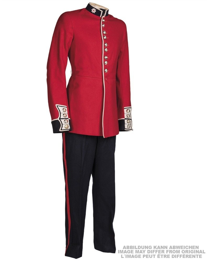 BRITISH GUARD JACKET WITH PANTS USED Military Surplus \ Reenactment