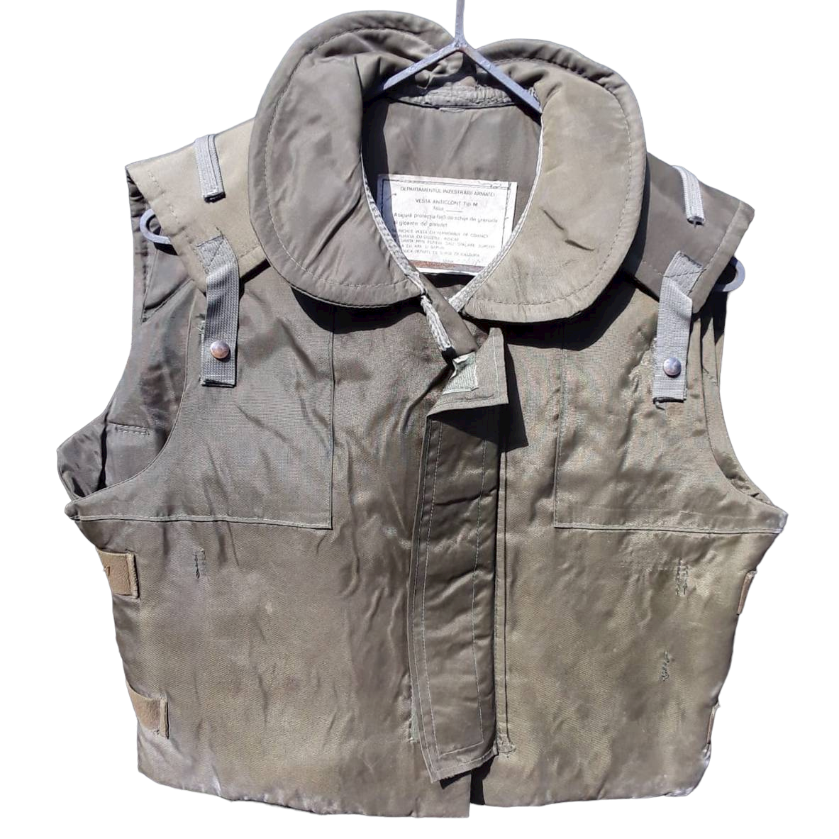 BULLETPROOF VEST TYPE M MILITARY SURPLUS ROMANIAN ARMY DECORATION