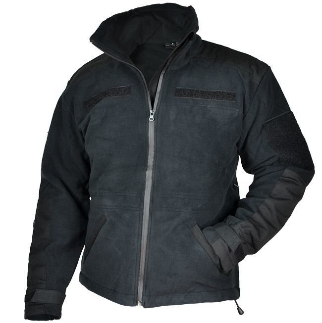 Men Jackets & Coats CHEXPEL Mens Fleece Military Jacket with Hood and ...