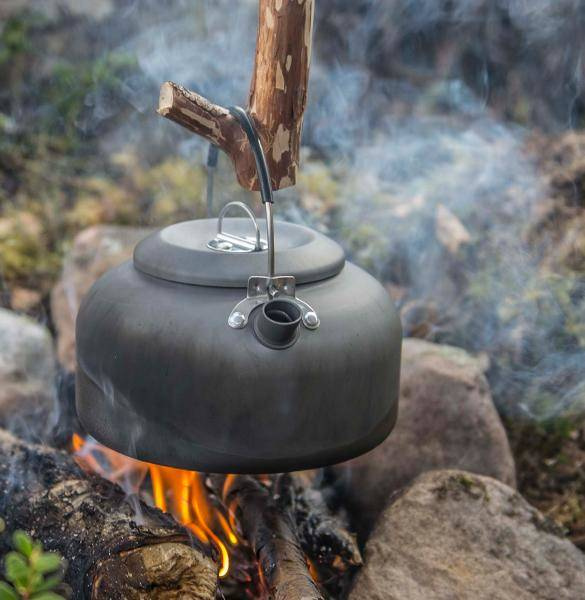 CAMPING KETTLE ANODIZED ALUMINIUM 1.4 L Helikon Tex Trekking Camping Camping kitchen utilities Military Tactical Eat Drink Mess Kits Stoves Outdoor Survival