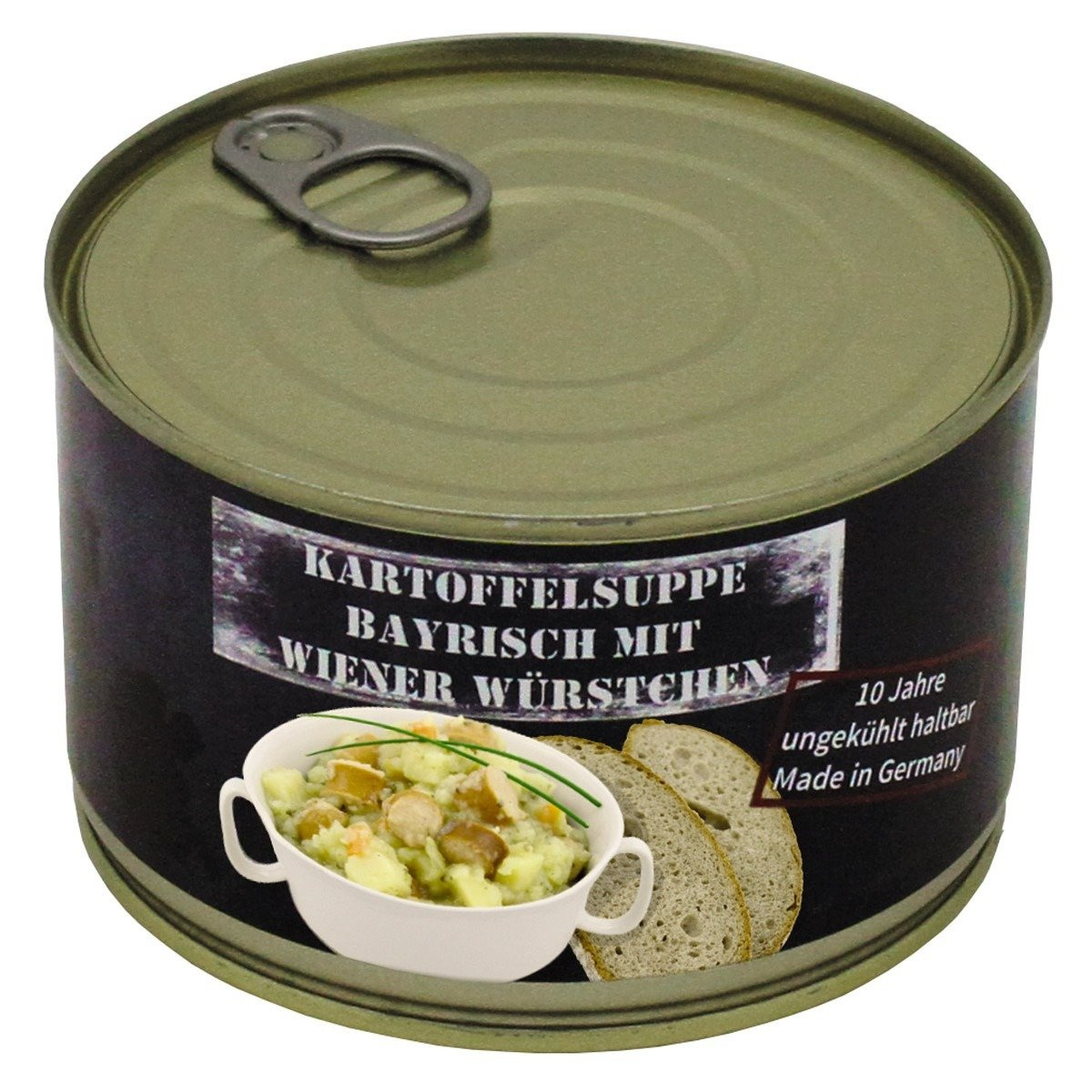 CANNED POTATO SOUP WITH WIENER SAUSAGE 400 G SHELF LIFE 10 YEARS