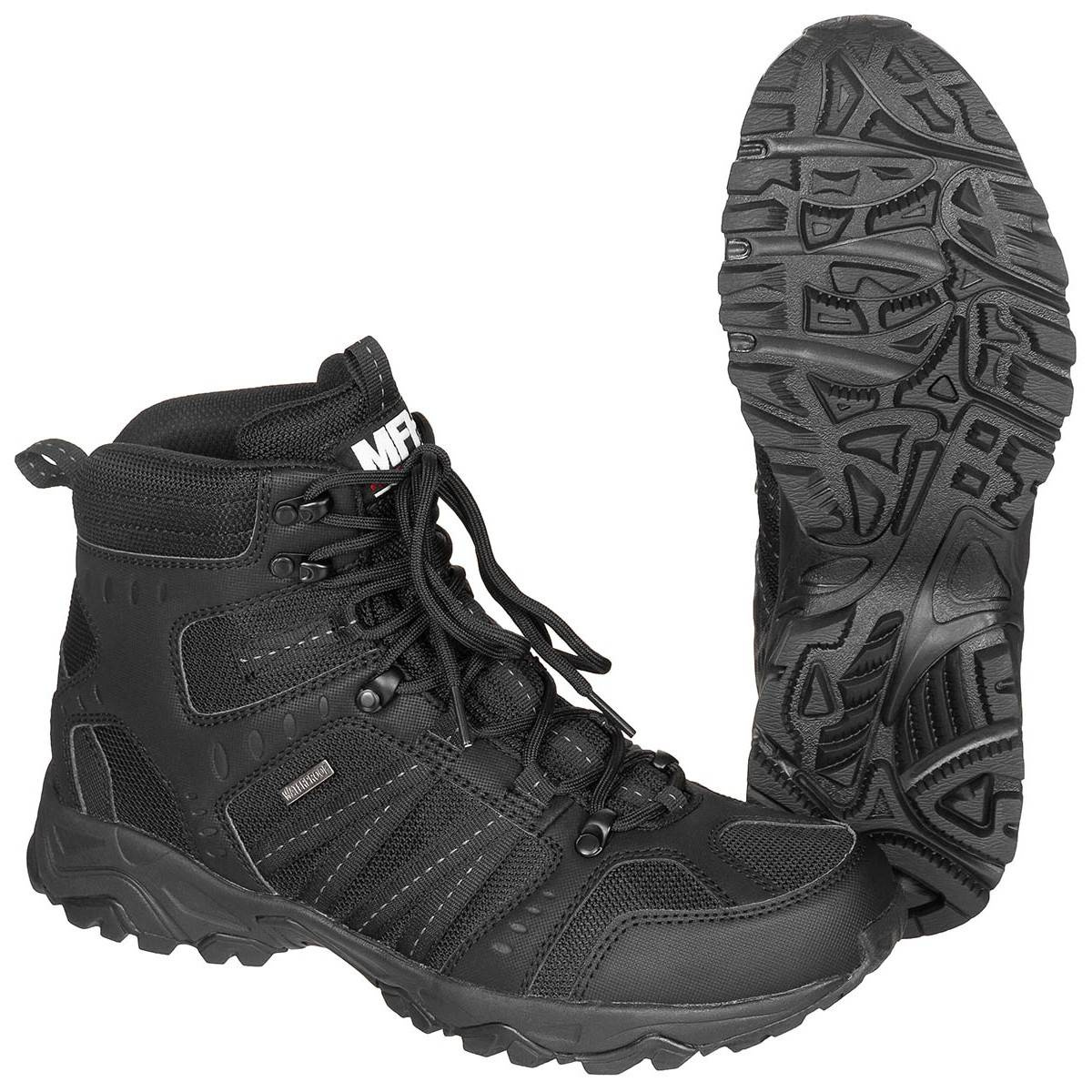 COMBAT BOOTS "TACTICAL" MFH® Professional BLACK Black Footwear
