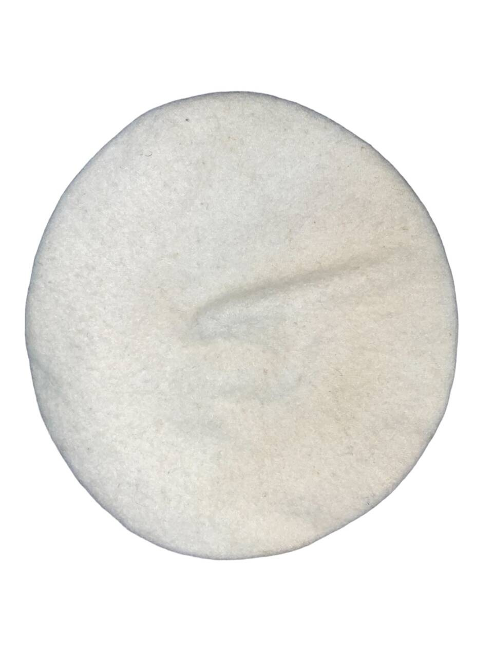 CREAM BERET, MILITARY SURPLUS FROM THE GERMAN ARMY USED Cream White