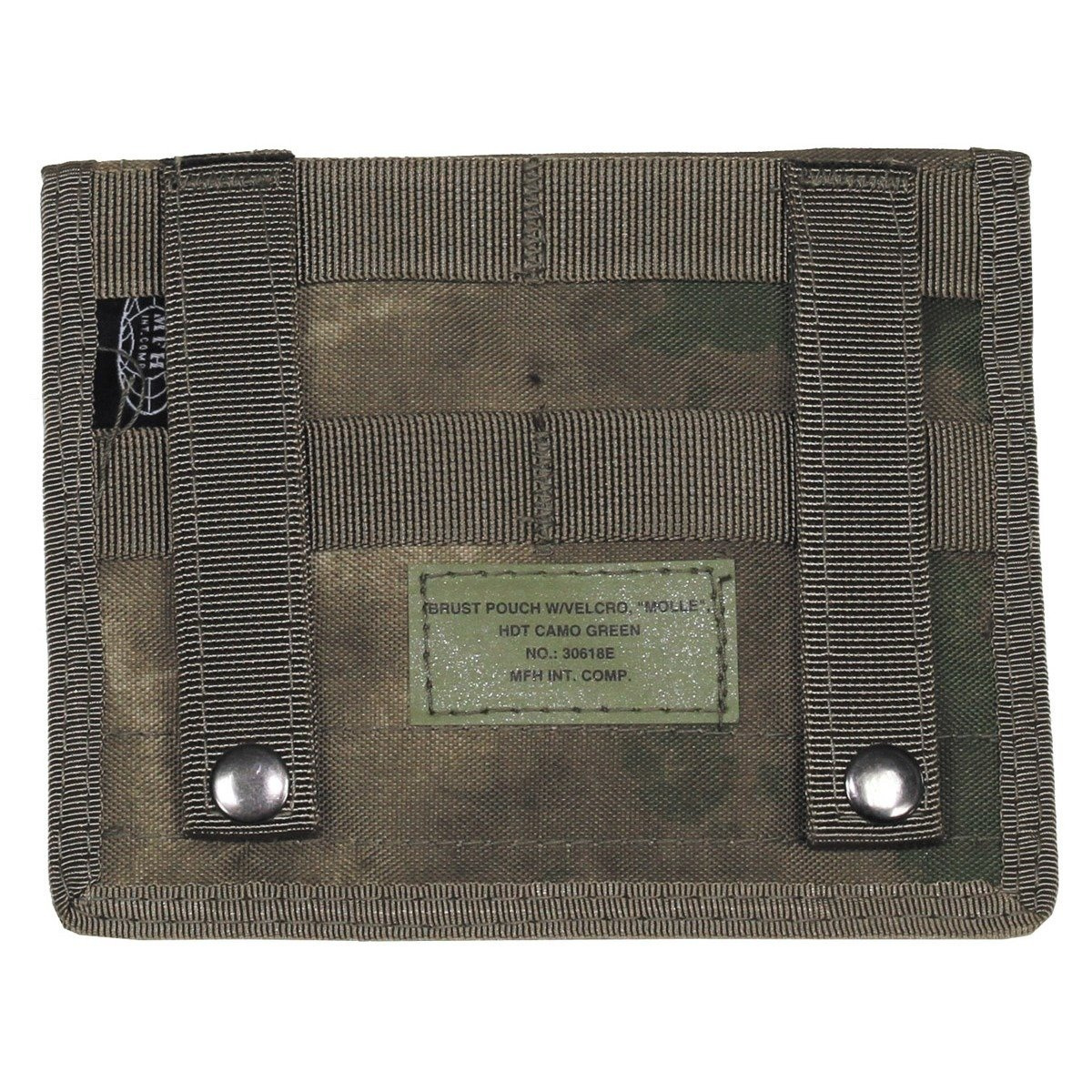 Chest Pouch w/velcro, "Molle", HDT camo green Trekking \ Backpacks