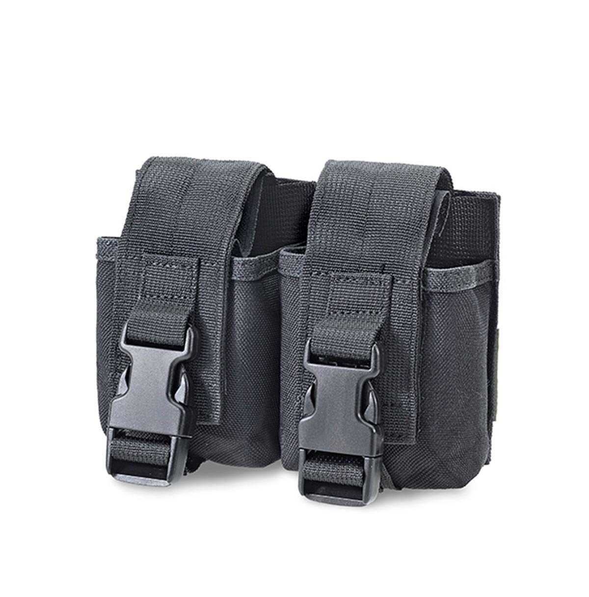 DOUBLE GRENADE POUCH DEFCON 5® BLACK Black Military Tactical