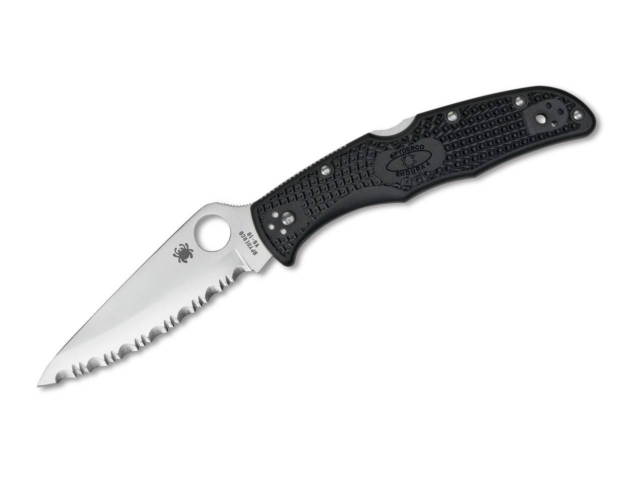 ENDURA 4 LIGHTWEIGHT SERRATED POCKET KNIFE SPYDERCO Military