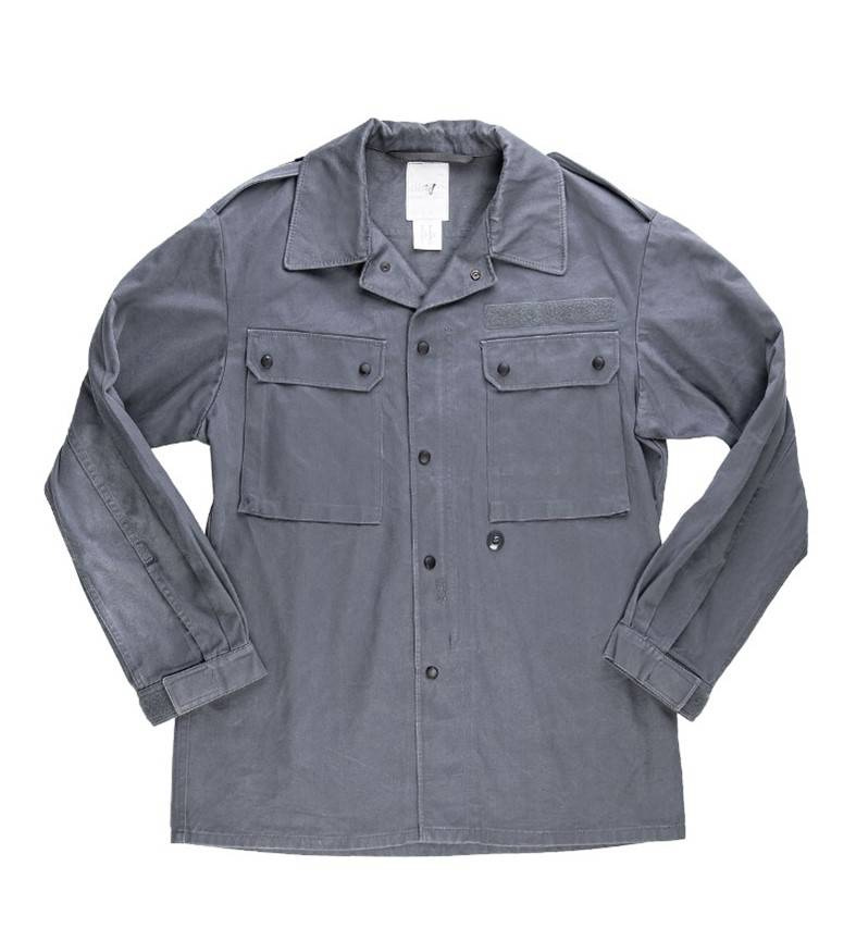 FIELD SHIRT GREY GERMAN MILITARY SURPLUS USED Military Surplus