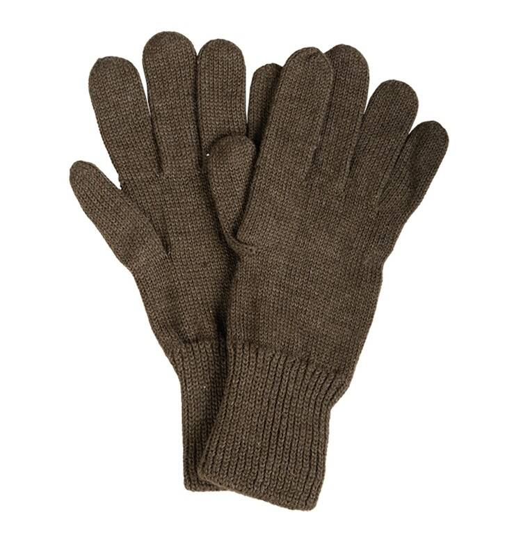 FINGER GLOVES, GREEN OD MILITARY SURPLUS FROM CZ/SK ARMY USED Military Surplus \ Used