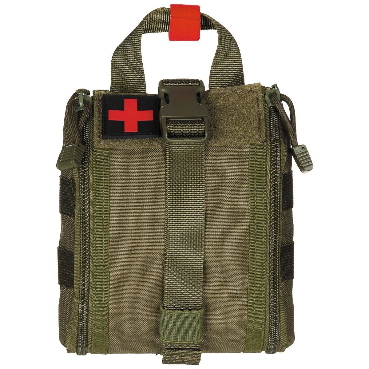 FIRST AID POUCH "MOLLE" MFH® SMALL OD GREEN Small \ OD Green Military Tactical