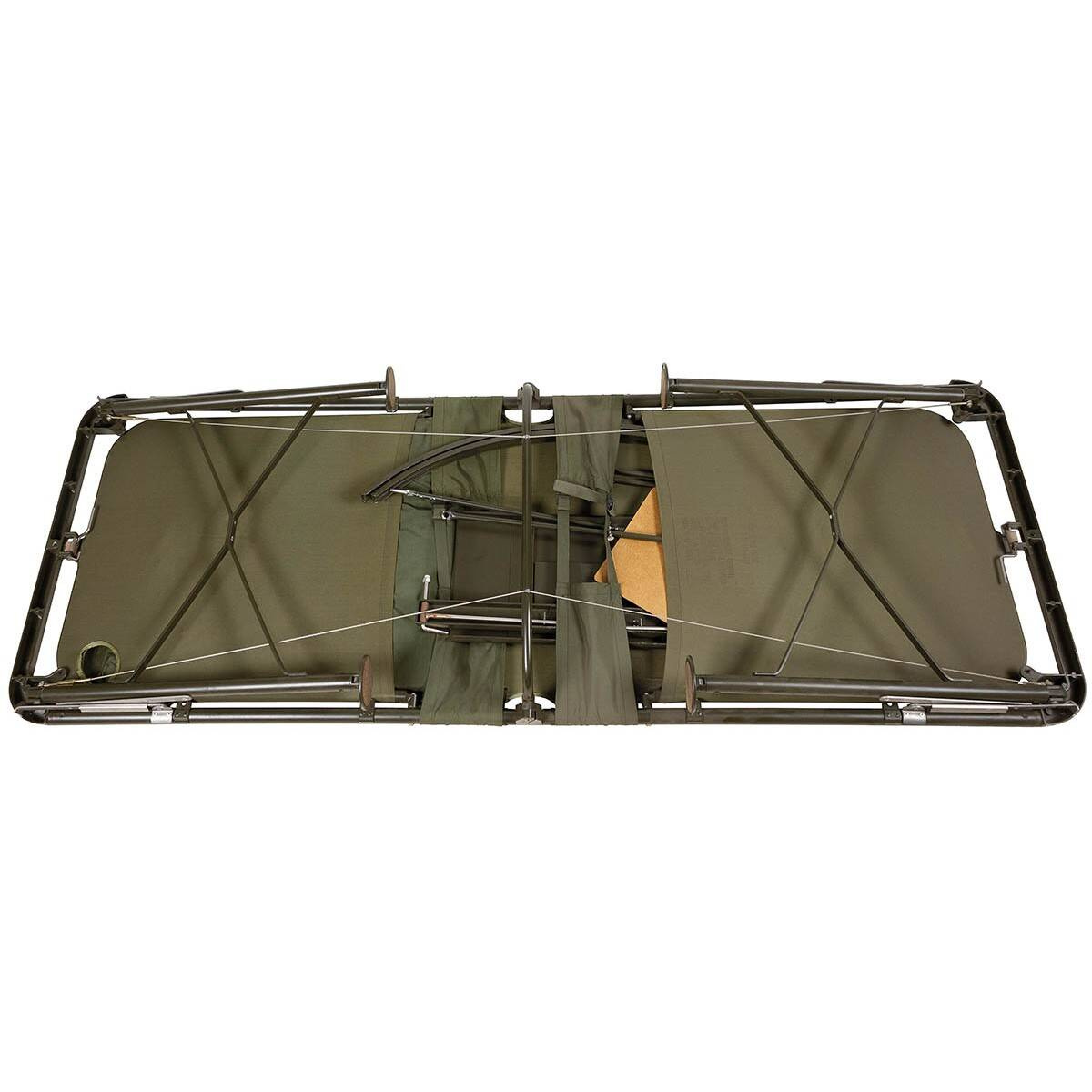 FOLDABLE HOSPITAL BED, OD GREEN MILITARY SURPLUS FROM US ARMY LIKE