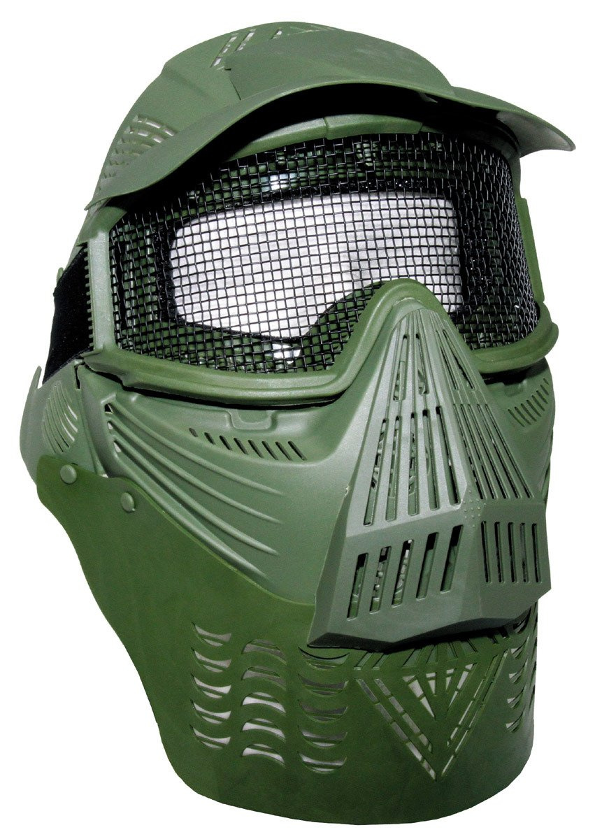 Face Mask, "Airsoft De Lux", OD green Apparel \ Headwear \ Headbands