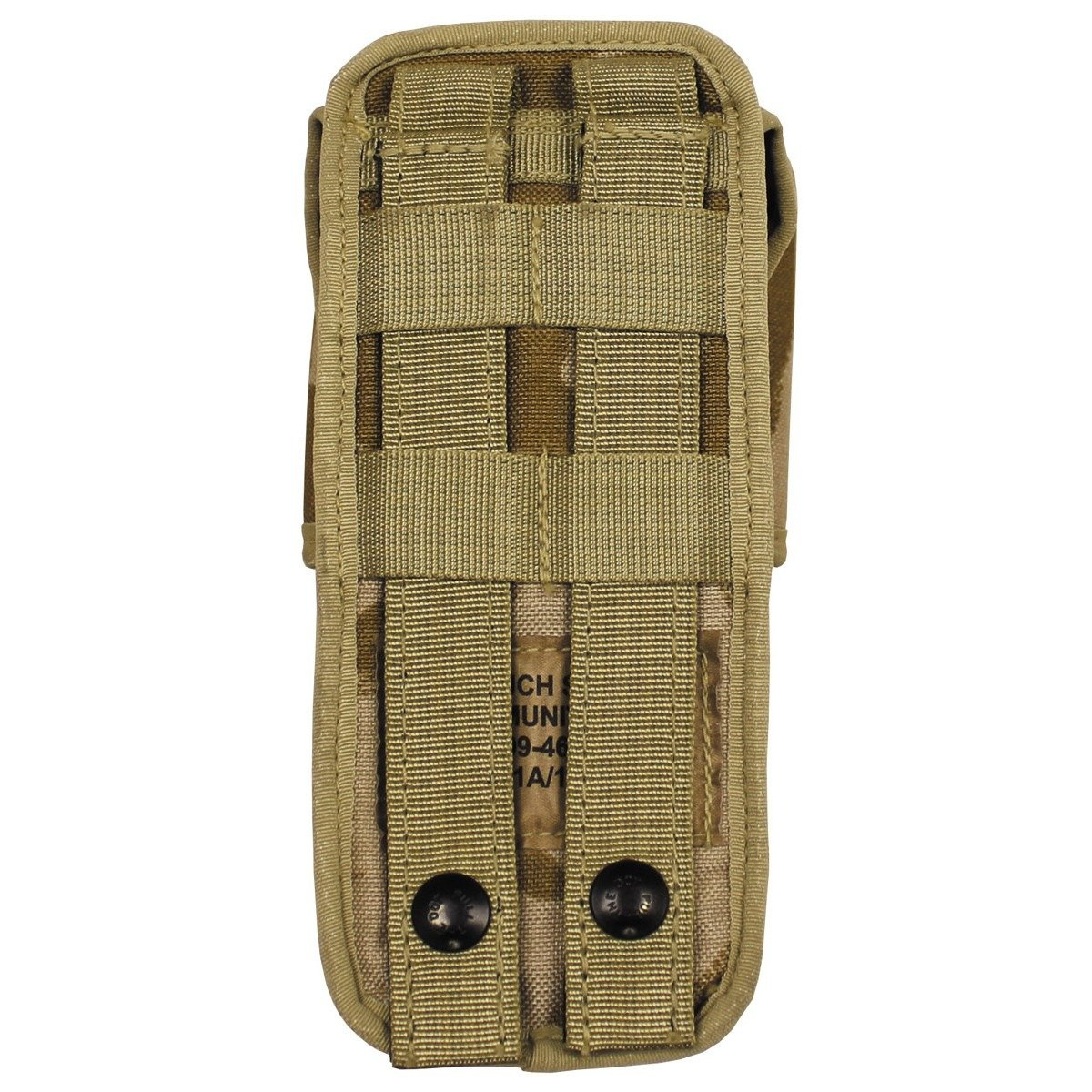 GB Ammo Pouch, SA 80, "MOLLE", DPM desert, used Military Surplus
