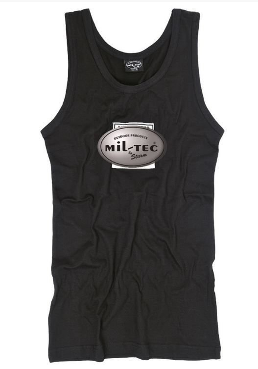 GERMAN BLACK TANK TOP Black Apparel \ TShirts \ Plain Colour Tank